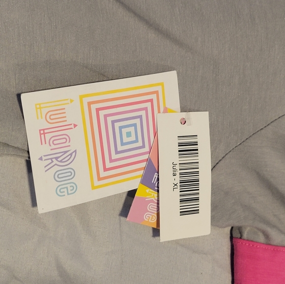 LuLaRoe Julia Dress Size XL NWT - Picture 4 of 4